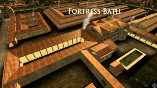 Animation of ancient Roman Fort in Caerleon Wales [upl. by Diandra]