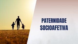 Paternidade socioafetiva [upl. by Eilama]