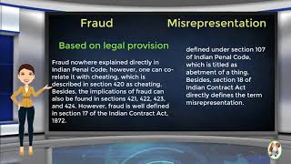 What is Difference Between Fraud amp Misrepresentation [upl. by Ahsiyt]