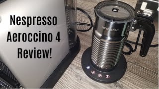 Nespresso Aeroccino 4 Milk Frother Review  Worth upgrading from the Aeroccino 3 [upl. by Paddy]