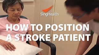 How To Position A Stroke Patient [upl. by Marozik]