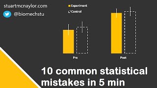 Ten Statistical Mistakes in 5 Min [upl. by Grane647]