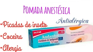 Resenha PomadaAndantol Gel [upl. by Bruyn633]