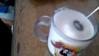 Aerolatte Review Frothing Cold Milk In Under 1 Minute [upl. by Eiramacissej]