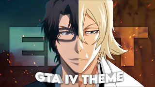 Aizen x Urahara  GTA IV Theme Edit [upl. by Lynnelle]